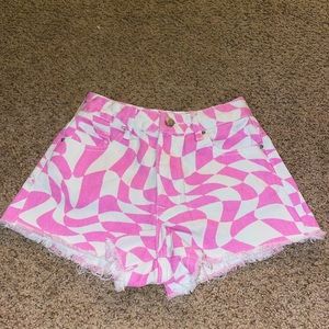 Checkered Pink Shorts, PAC SUN